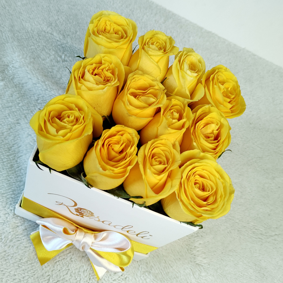Box de rosas amarillas – Florería Rosadeli